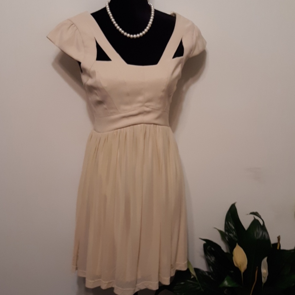 Cream colored dress